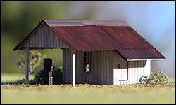 Single Pump Maintenance Shed