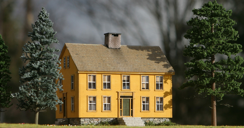 Model of Colonial Georgian Home