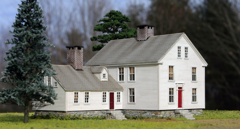 Model of Colonial Georgian Home