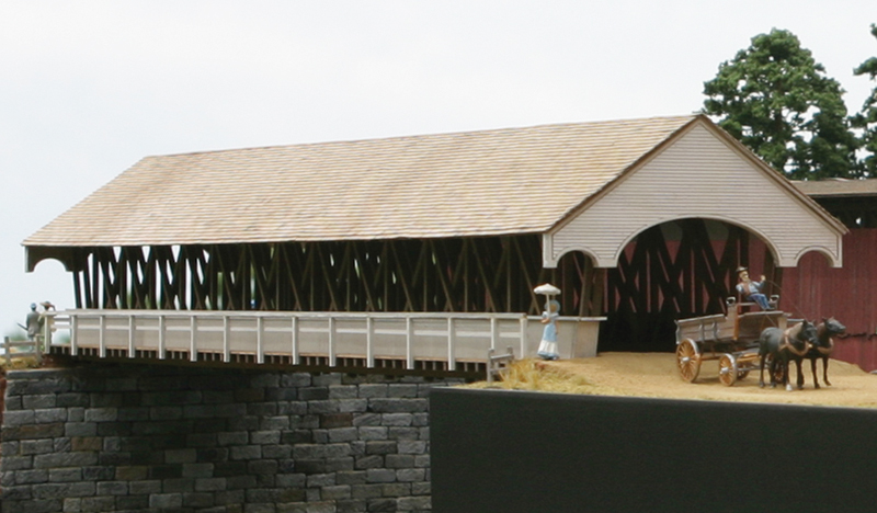 Model of Auto Covered Bridge