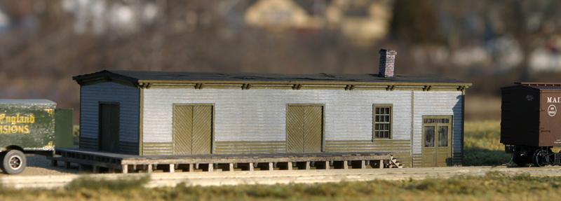 Model of Maine Central Freight House