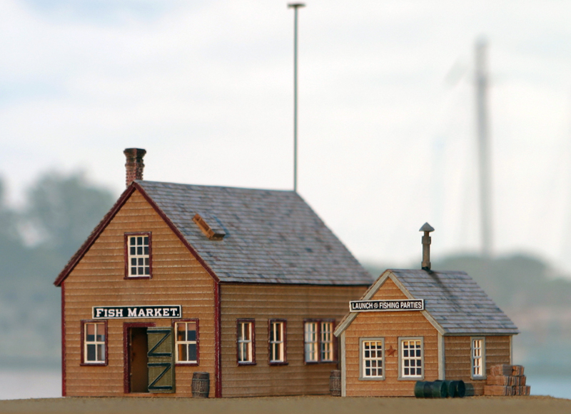 Model of Fish Market & Boat Launch