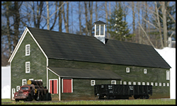 Large Green Storage Barn